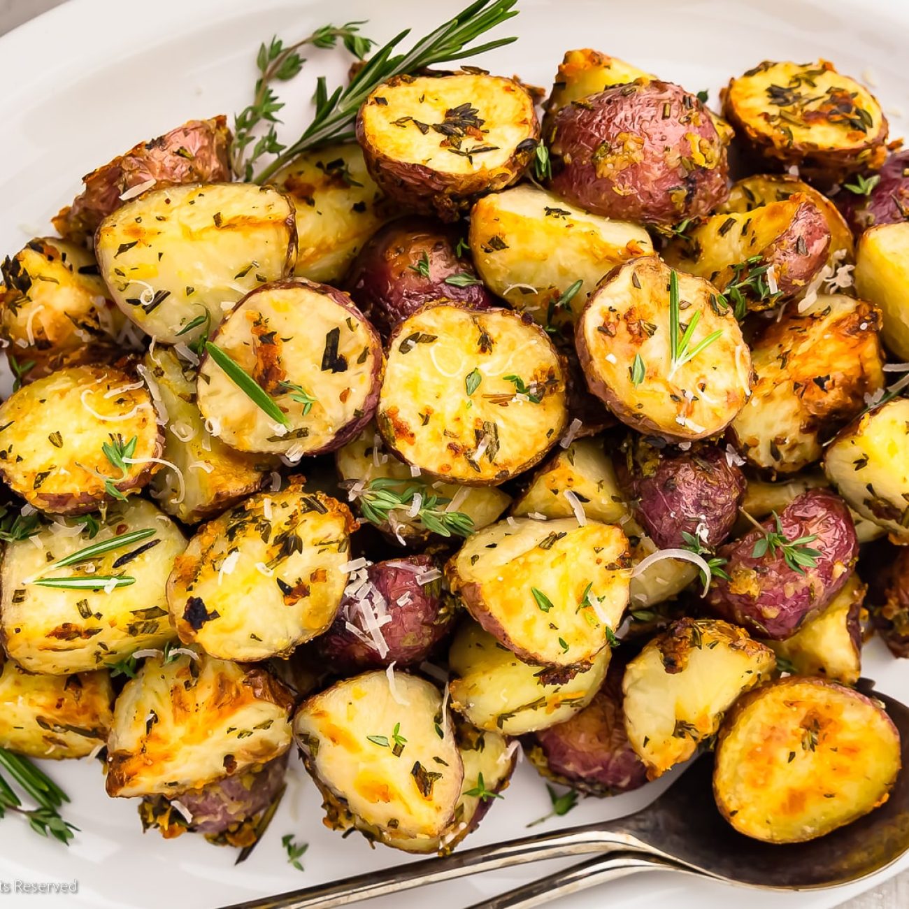 Mini Herb And Garlic Potato Bites