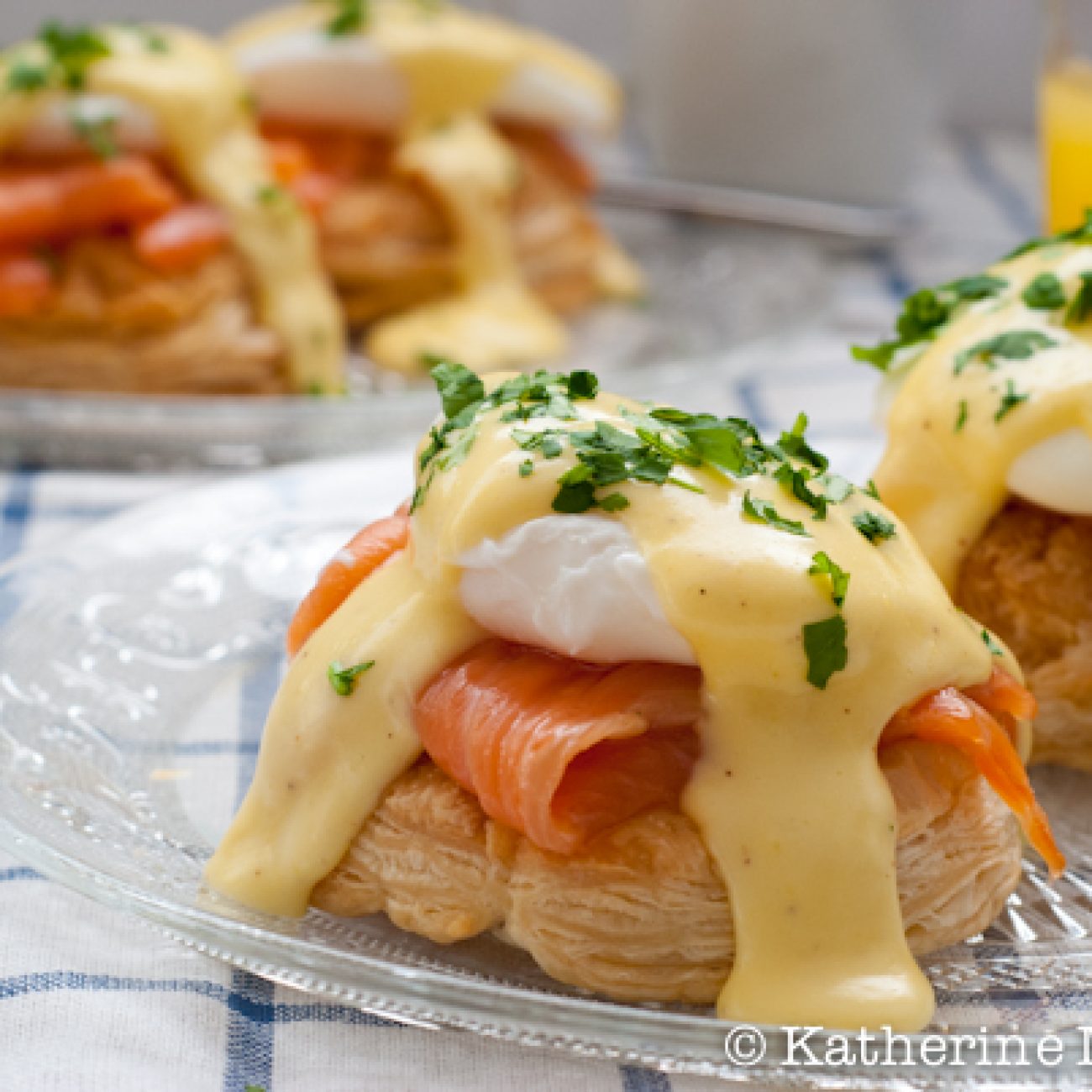 Mini Salmon & Hollandaise Tarts