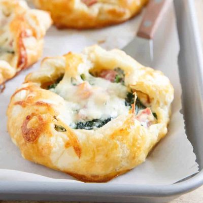 Miniature Spinach Parmesan Puffs