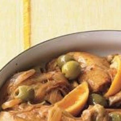 Moroccan Chicken With Green Olives And