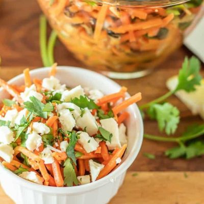 Moroccan Salad Of Raw Grated Carrots/Citrus