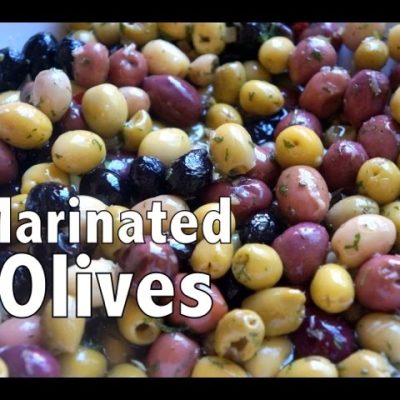 Moroccan Spiced Green Olives