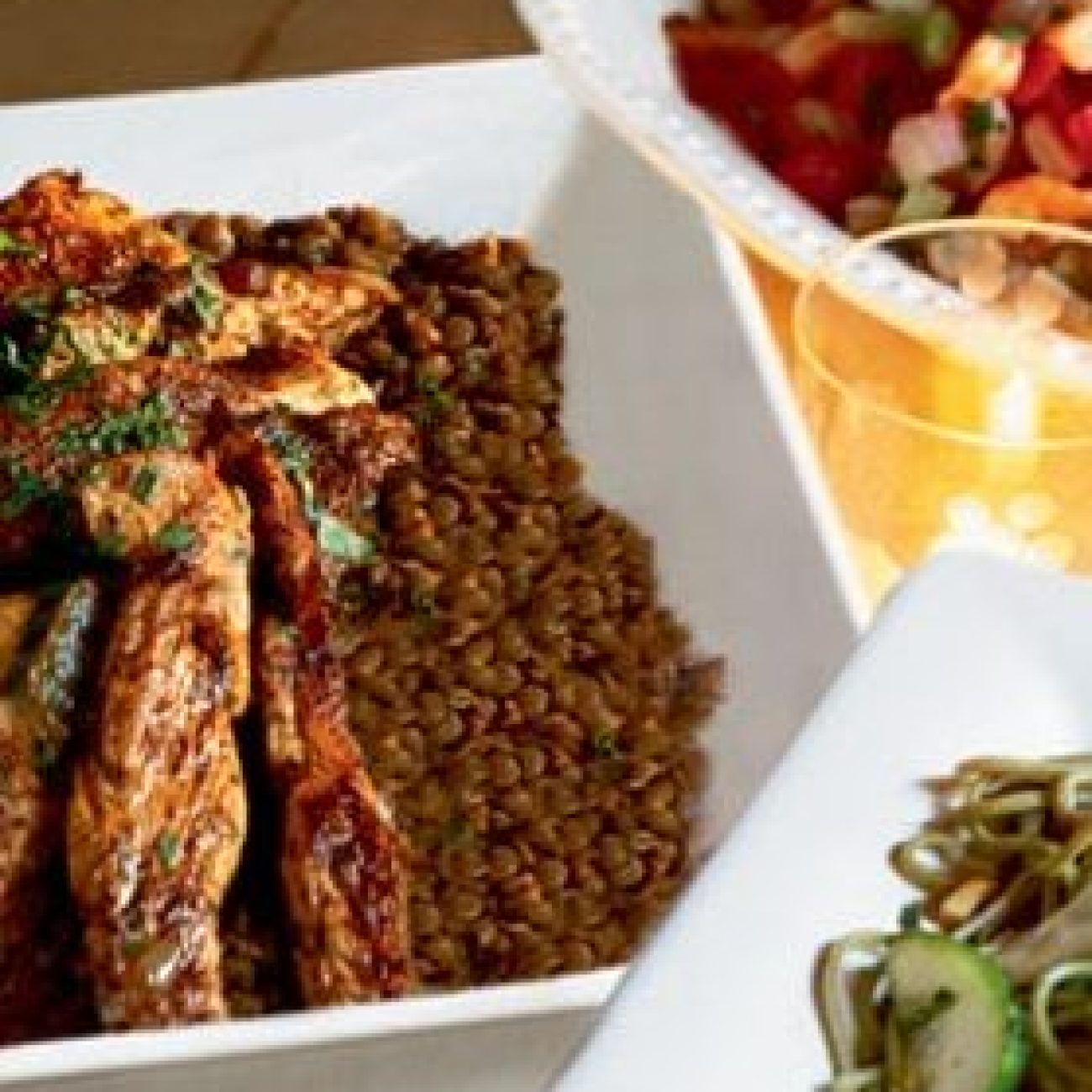 Moroccan-Style Chicken With Lentils