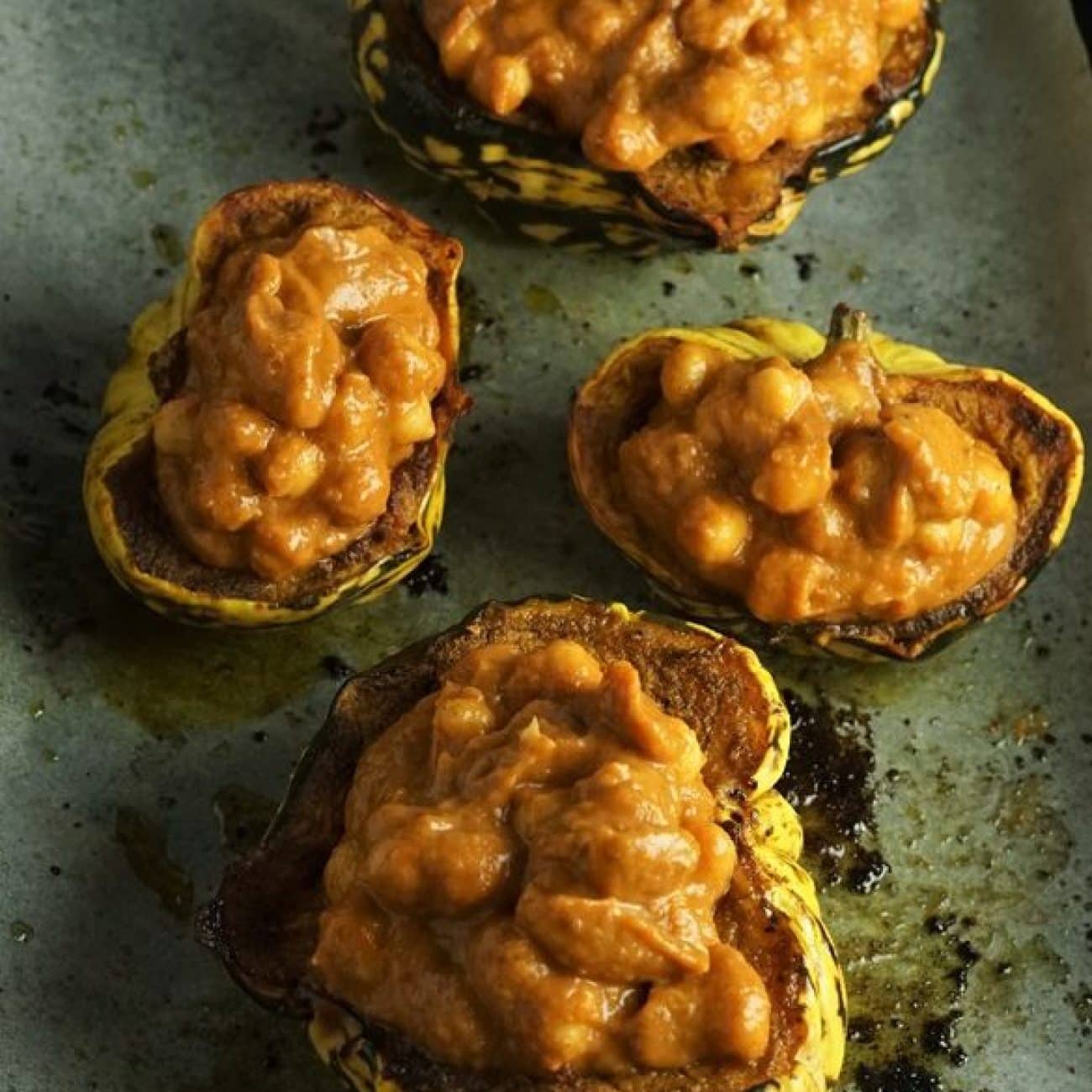 Moroccan-Style Stuffed Acorn Squash