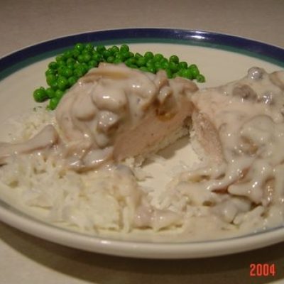 Mushroom Soup Smothered Chicken Breasts