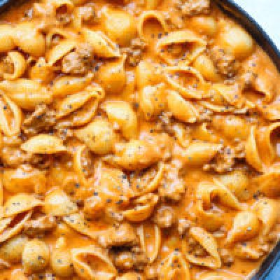 My Big Fat Greek Meat & Pasta Casserole