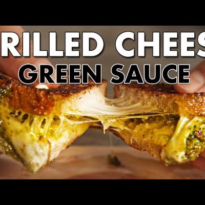 My Husbands Favorite Grilled Cheese & Green