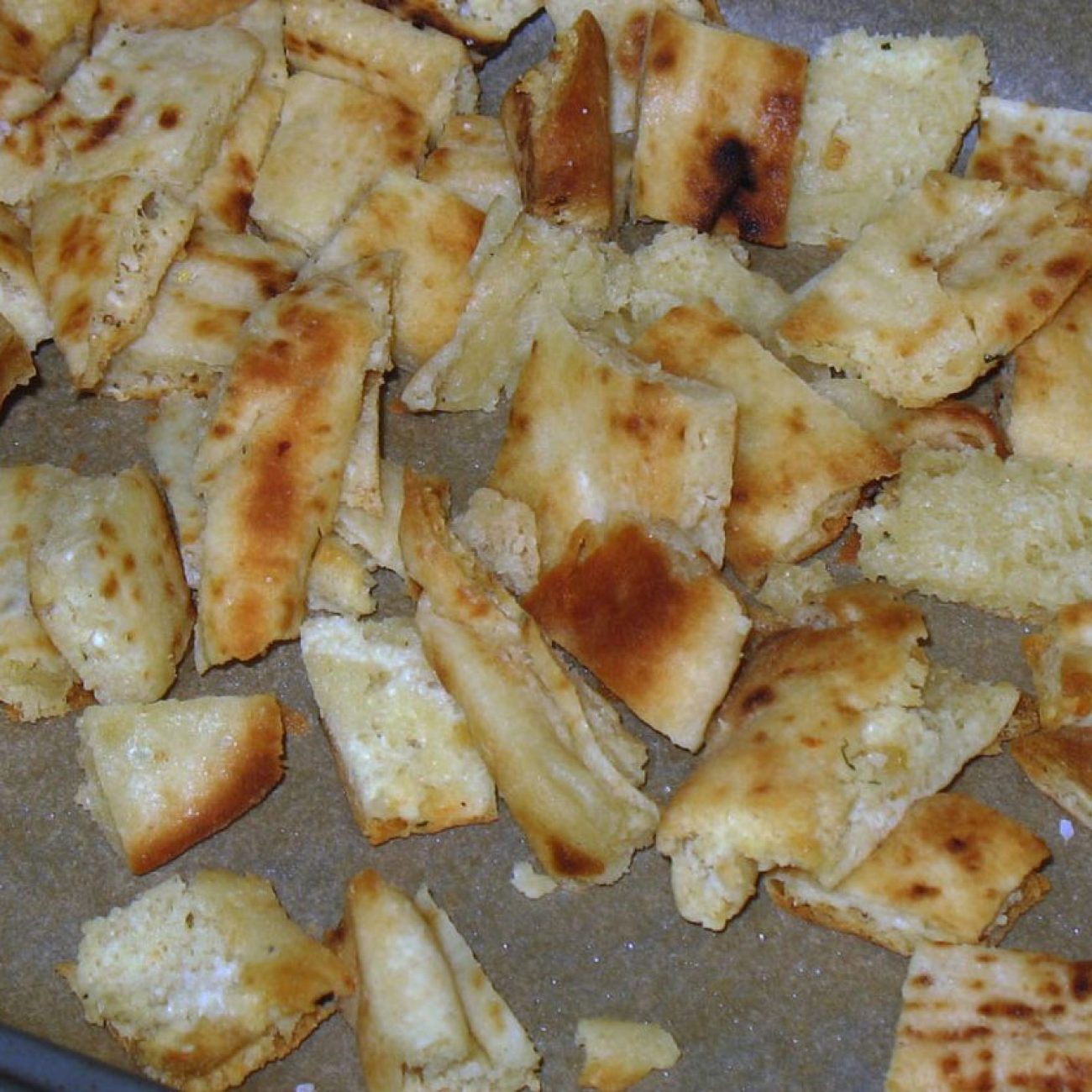Naan Bread Croutons