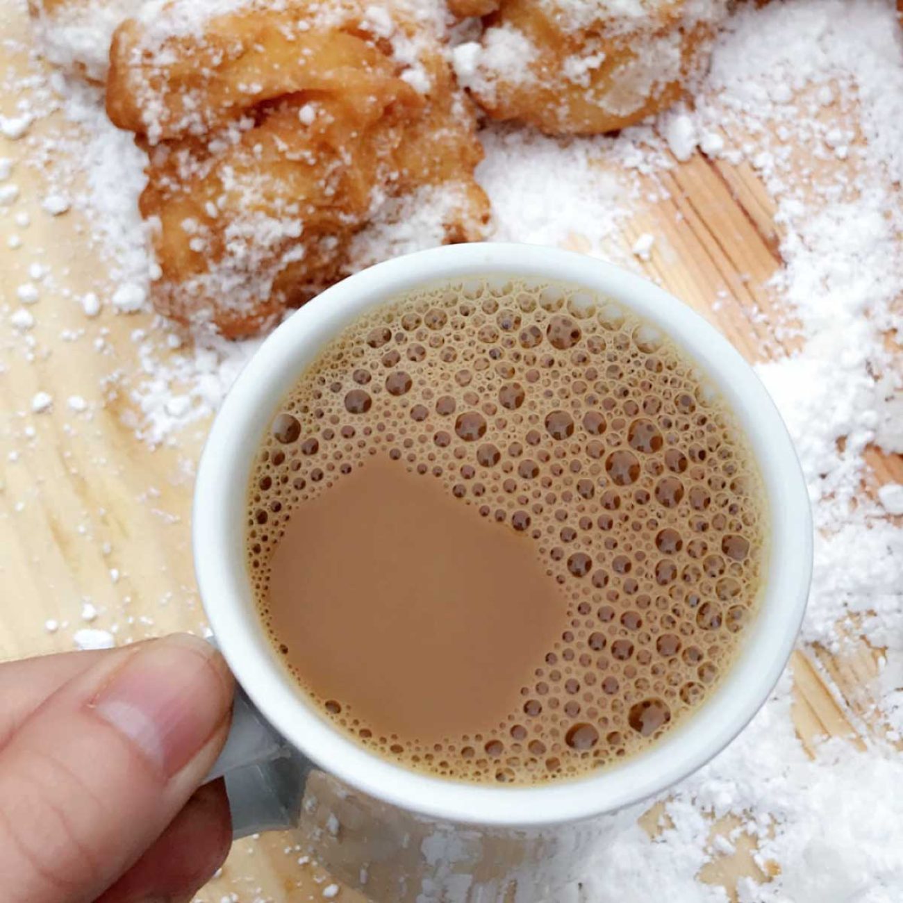 New Orleans Style Cafe Au Lait