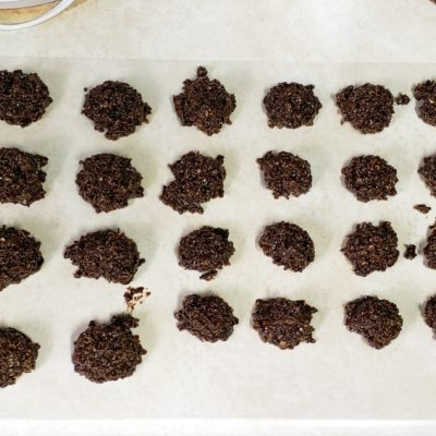 No Bake Chocolate Haystack