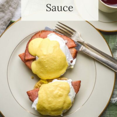 No-Fail Microwave Hollandaise