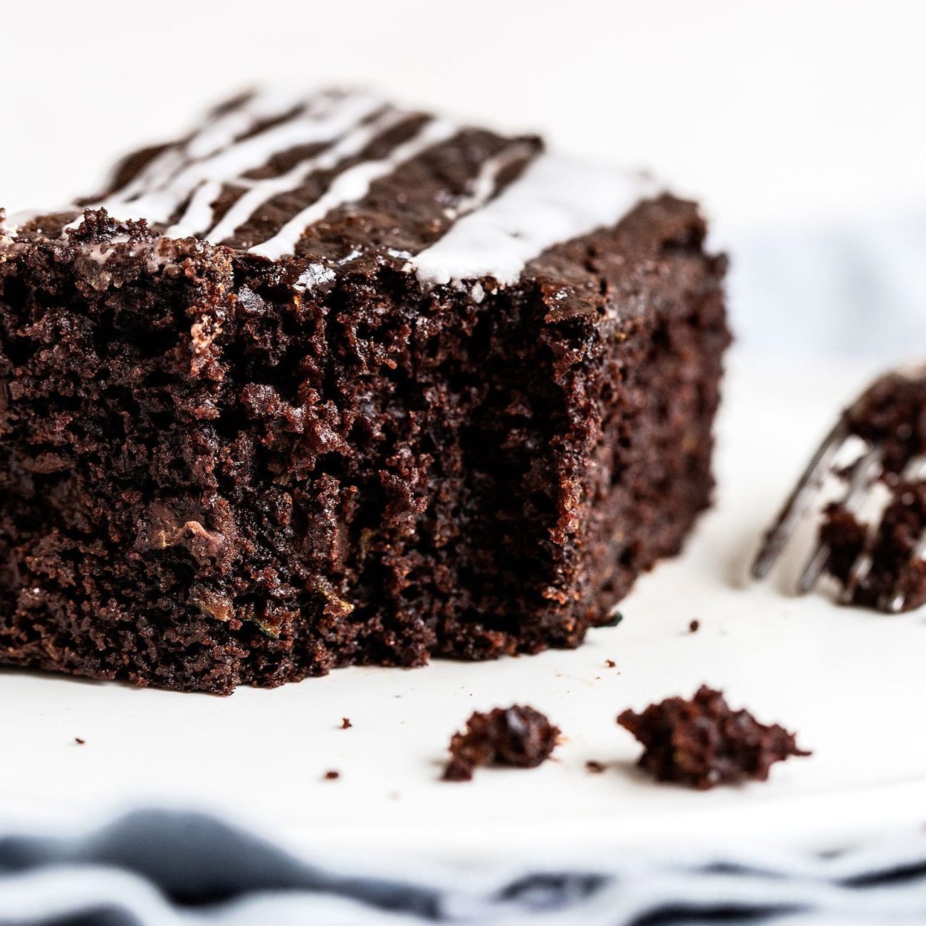 No Fat Chocolate Zucchini Cake