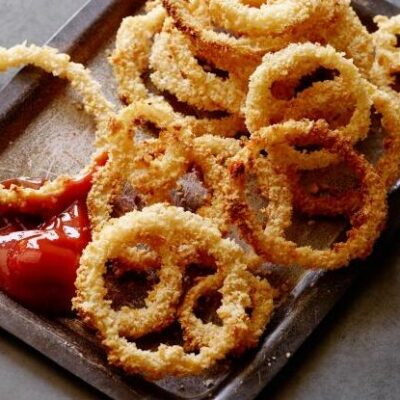 No-Fry Onion Rings