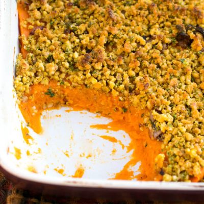 Nut-Free Sweet Potato Casserole Delight