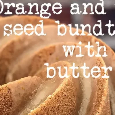One-Bowl Orange Graham Bundt Cake With