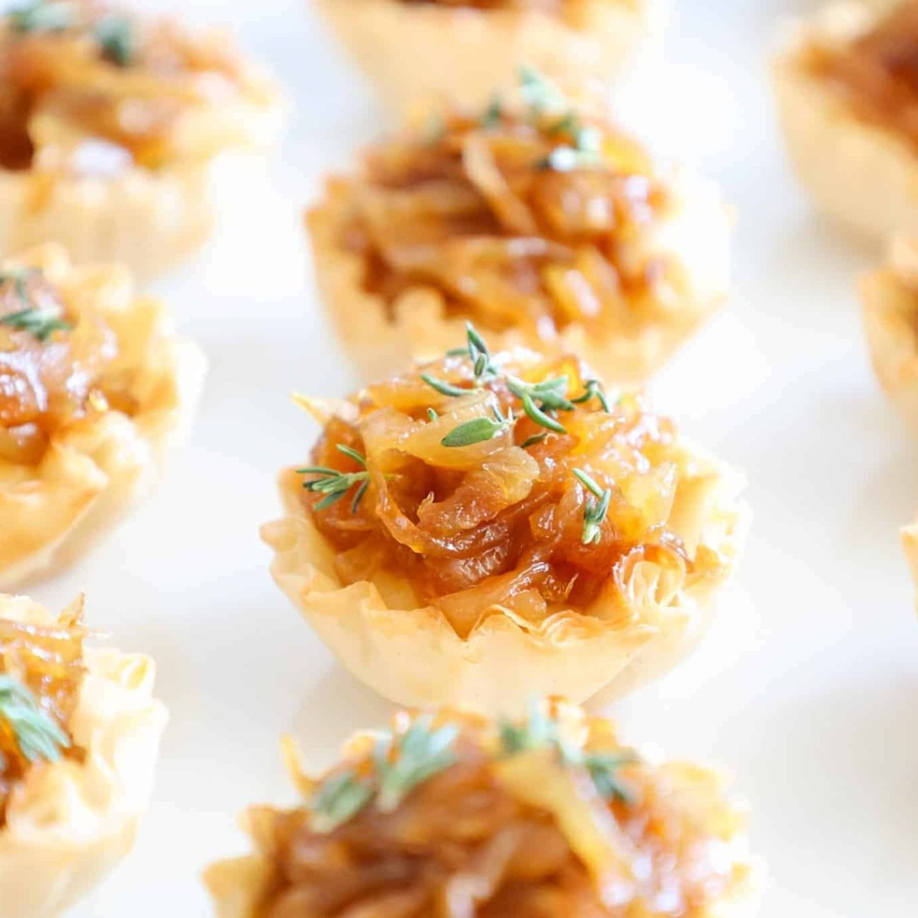 Onion Cheese Tartlets