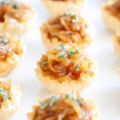 Onion Cheese Tartlets