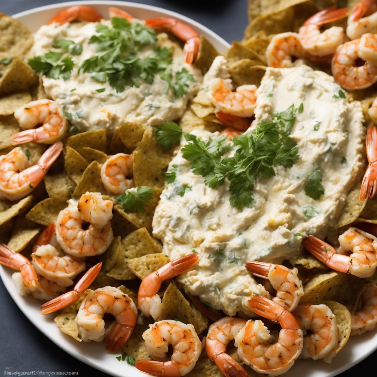 Ooey Gooey Shrimp And Artichoke Dip