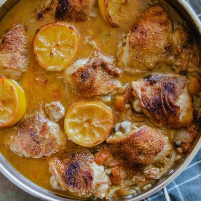 Orange Braised Chicken Breasts With Capers