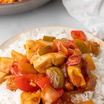Oven-Baked Sticky Thai Sweet and Sour Boneless Chicken Recipe