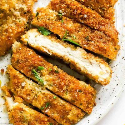 Oven Fried Chicken Breast Cutlets