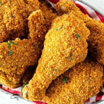 Oven-Fried Cornflake Chicken