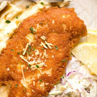 Parmesan Crusted Chicken Breast With