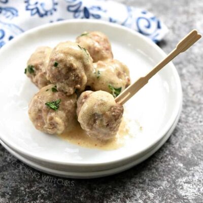 Party Meatballs In Cream Sauce