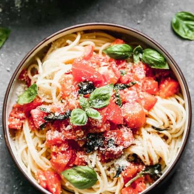 Pasta W/ Garlic, Tomato, &Amp; Basil