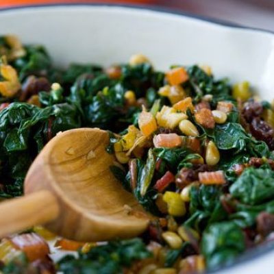 Pasta With Currants And Pine Nuts