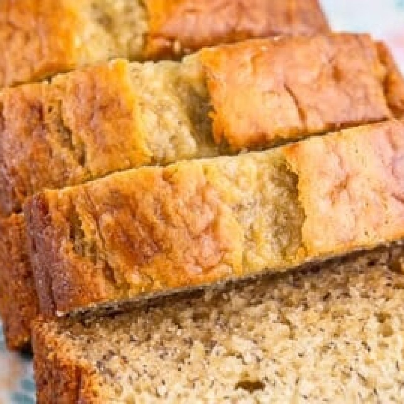 Peachy Banana Bread with a Sour Cream Twist