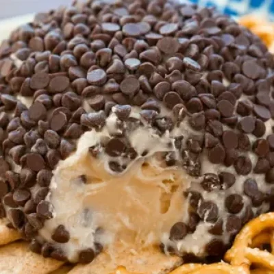 Peanut Butter Chocolate Chip Cheese Ball