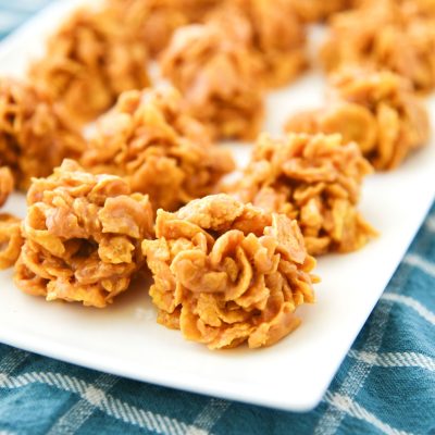Peanut Butter/Corn Flakes Cookies