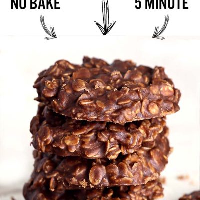 Peanut Butter Oatmeal No Bake Cookies