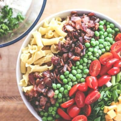 Peas, Pasta &Amp; Bacon Salad