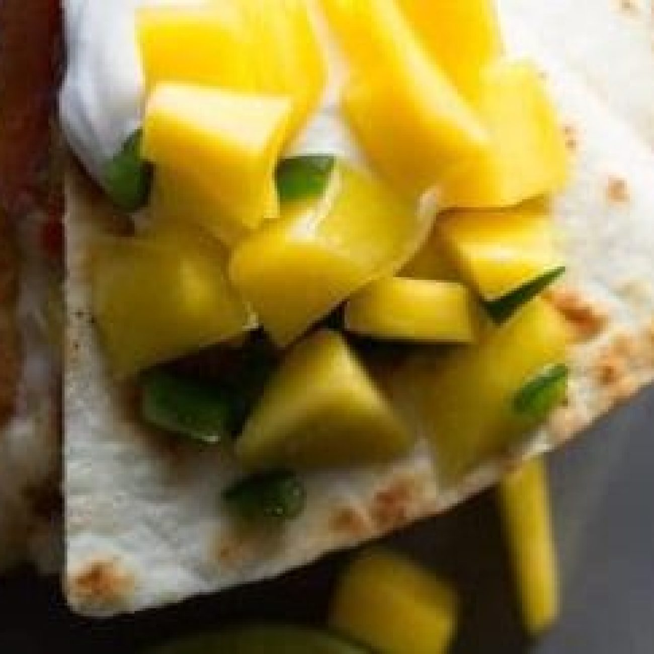 Pepper And Mango Quesadillas