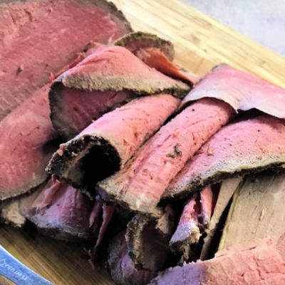 Peppered Eye Of Round Roast, Hot Or Cold