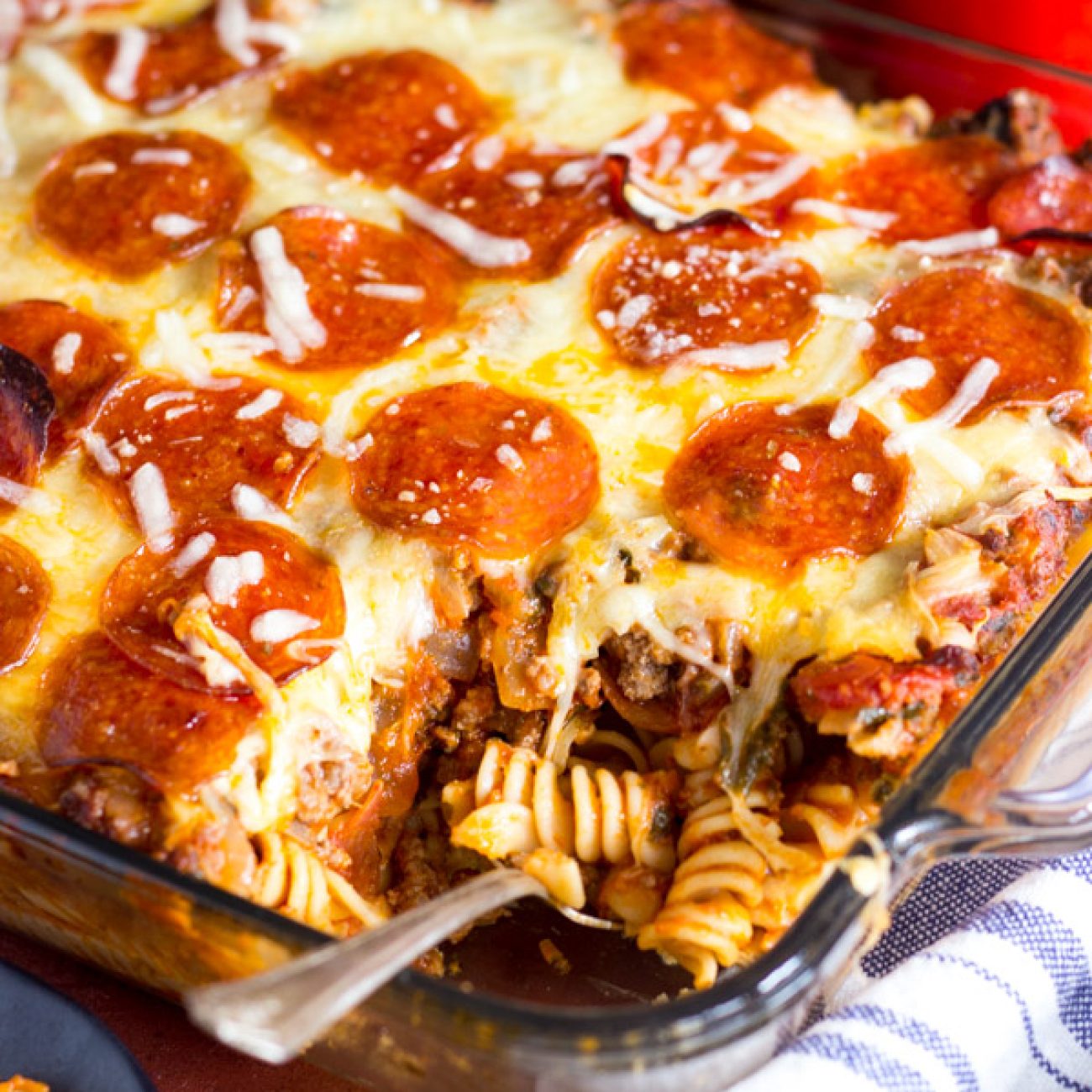 Pepperoni Ziti Casserole