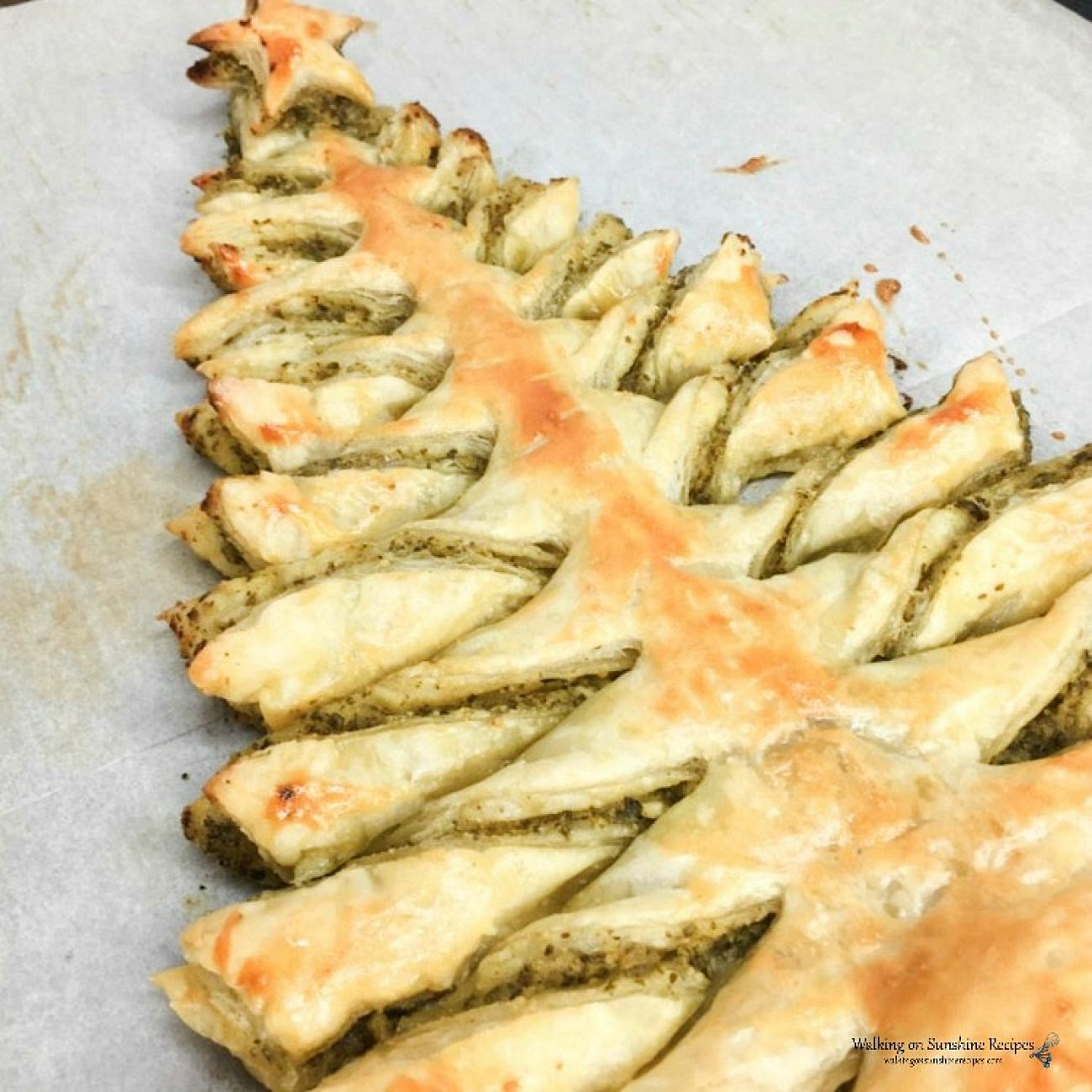 Pesto Christmas Tree Treats