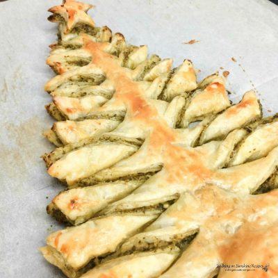 Pesto Christmas Tree Treats