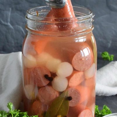 Pickled Hot Dogs Or Sausages