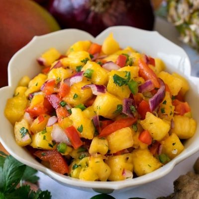 Pineapple- Mango Salsa