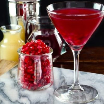 Pomegranate Martinis