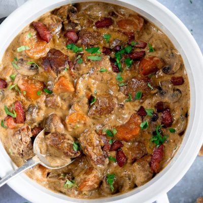 Pork And Mushroom Casserole