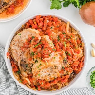 Pork Chops Alla Pizzaiola With Dumplings