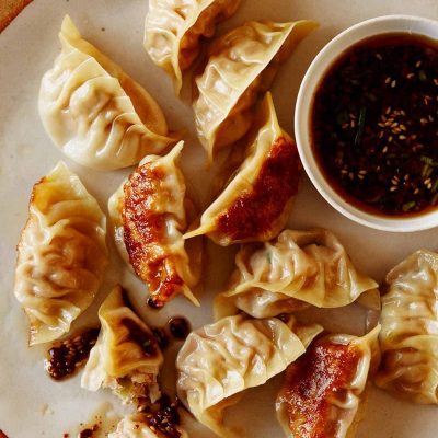 Pork Pot Stickers W/ Ginger Dipping Sauce