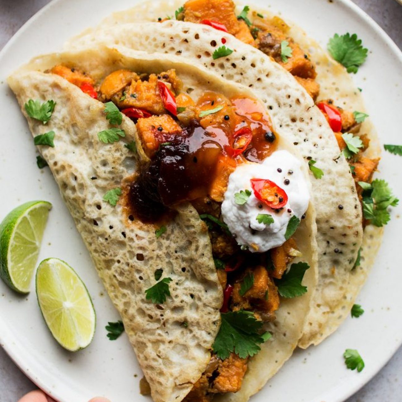 Potato And Carrot Dosa