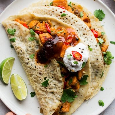 Potato And Carrot Dosa