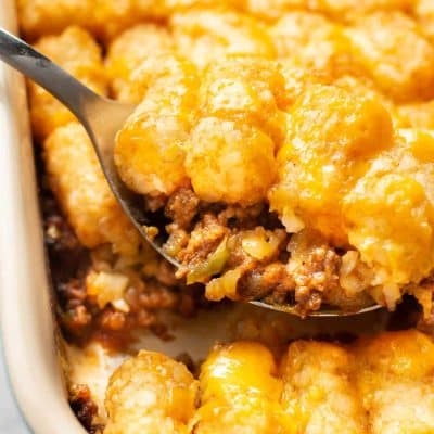 Potato Topped Sloppy Joe Casserole