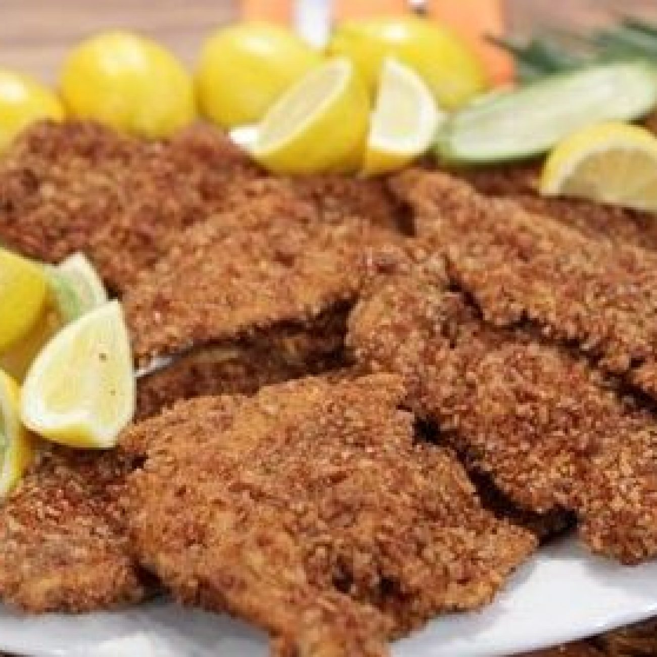 Pretzel Crusted Chicken Breast With Cheddar